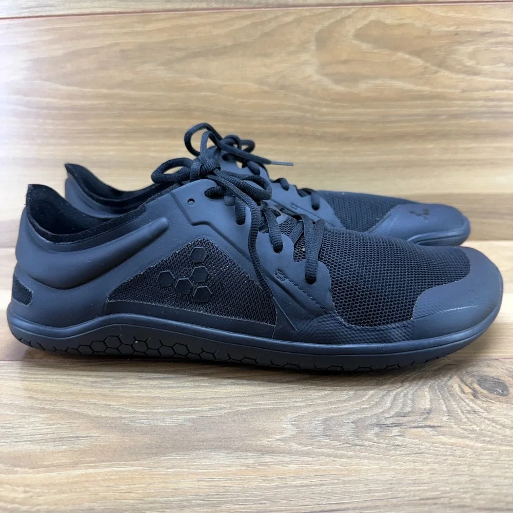 VIVOBAREFOOT Primus Lite III Black Sneakers Mens 11 EU 44 Running Training Walk